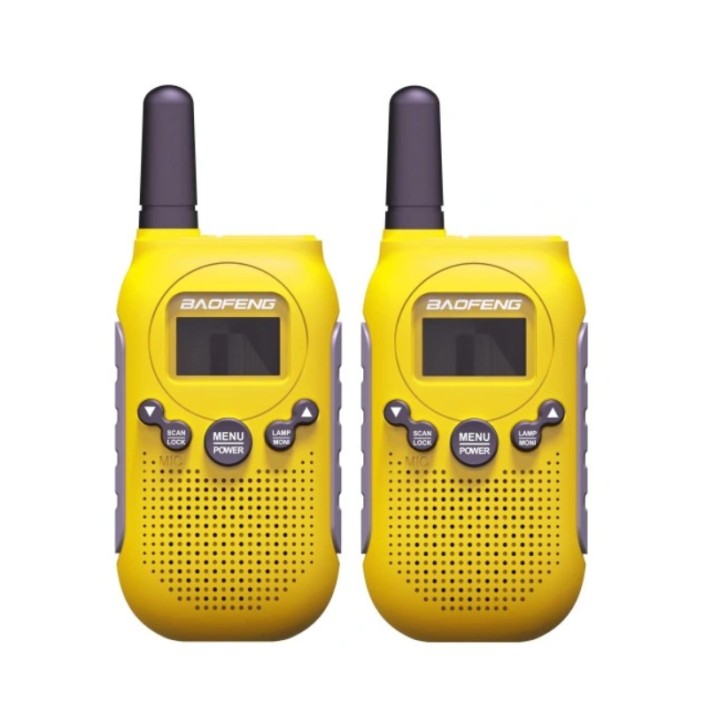 Ricetrasmettitore Baofeng BF-T6 Panda giallo 2 pz