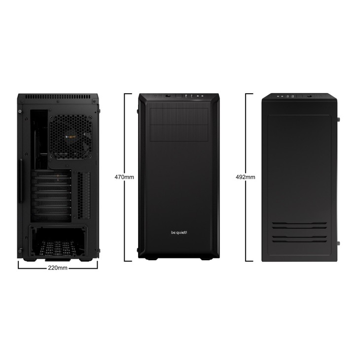 be quiet! Pure Base 600 Case Midi Tower nero con finestra