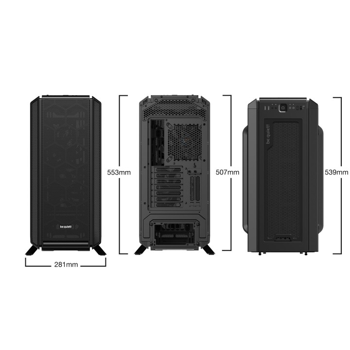 be quiet! Silent Base 802 Midi Tower nero con finestra