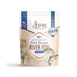 BEMO Pesce di fiume pressato a freddo Mono - cibo secco per cani - 1kg