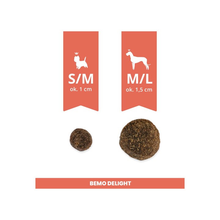 BEMO Delight Manzo con tacchino - cibo secco per cani - 15kg