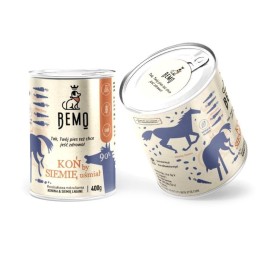 BEMO Cavallo by siemię uśmiał Mono - cibo umido per cani - 400g