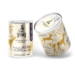 BEMO Nie bądź Cervo w kaszę dmuchaj Mono - cibo umido per cani - 400g