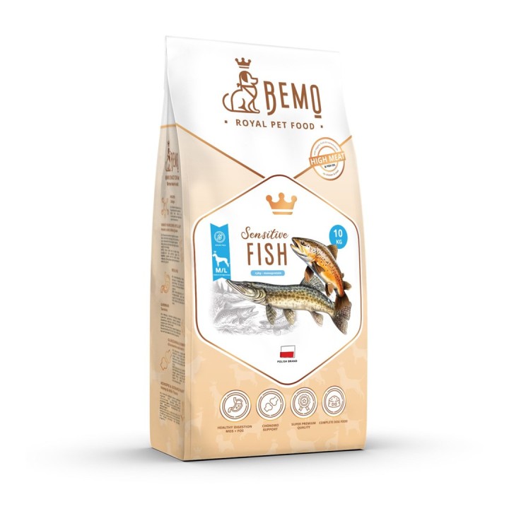 BEMO Sensitive Pesce Medium/Large Mono - cibo secco per cani - 10kg