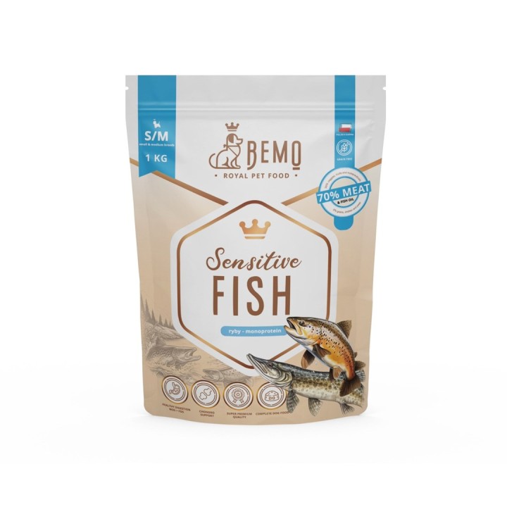 BEMO Sensitive Pesce Small/Medium Mono - cibo secco per cani - 1kg