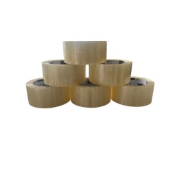 Nastro adesivo BSTech a distacco silenzioso Acrilico Trasparente 48x66 6 pcs.