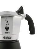 Bialetti Brikka Moka Caffettiera 0.1 L nero Acciaio inossidabile