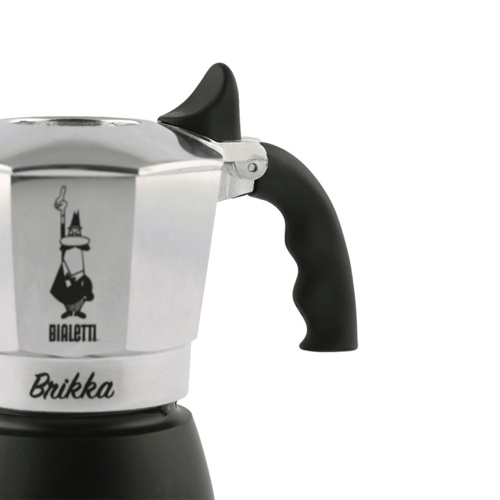 Bialetti Brikka Moka Caffettiera 0.1 L nero Acciaio inossidabile