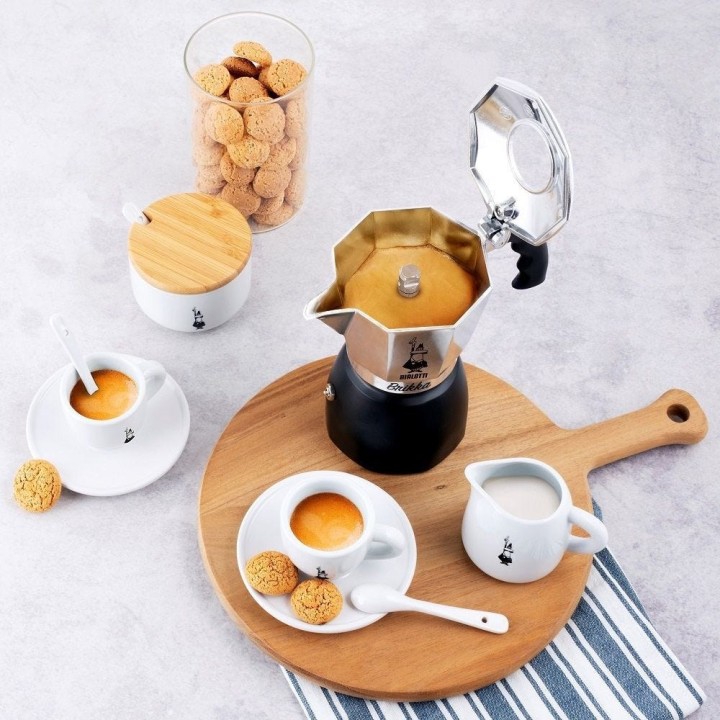 Bialetti Brikka Moka Caffettiera 0.17 L nero Acciaio inossidabile