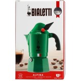 Bialetti Moka Break Alpina Caffettiera Moka verde