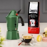 Bialetti Moka Break Alpina Caffettiera Moka verde