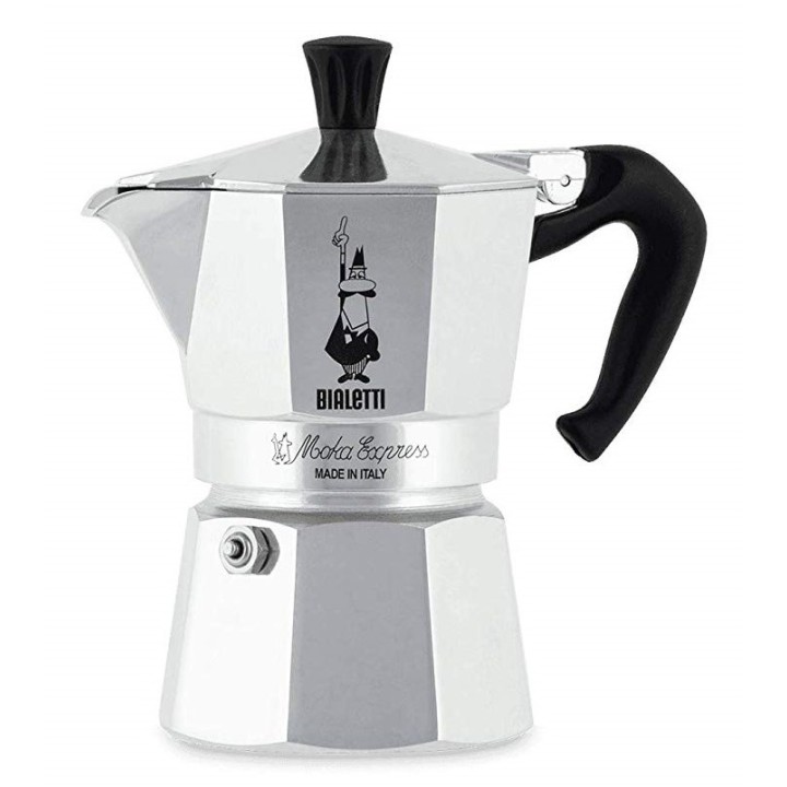Bialetti Moka Express Macchinetta del caffè 0.06 L Alluminio nero