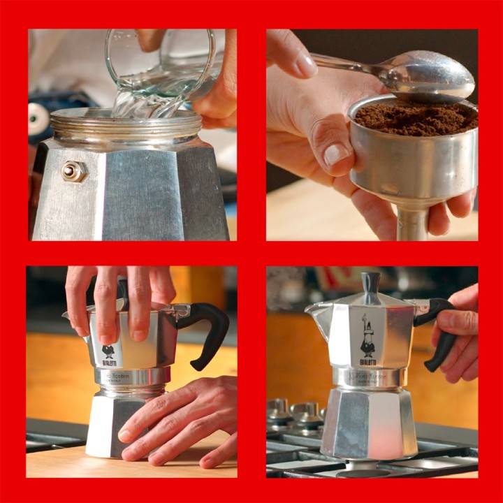 Bialetti Moka Express Macchinetta del caffè 0.06 L Alluminio nero