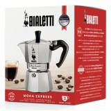 Bialetti Moka Express Macchinetta del caffè 0.2 L Alluminio nero