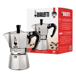 Bialetti Moka Express Macchinetta del caffè 0.3 L Alluminio nero