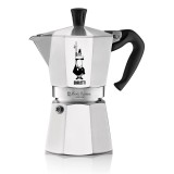 Bialetti Moka Express Macchinetta del caffè 0.3 L Alluminio nero