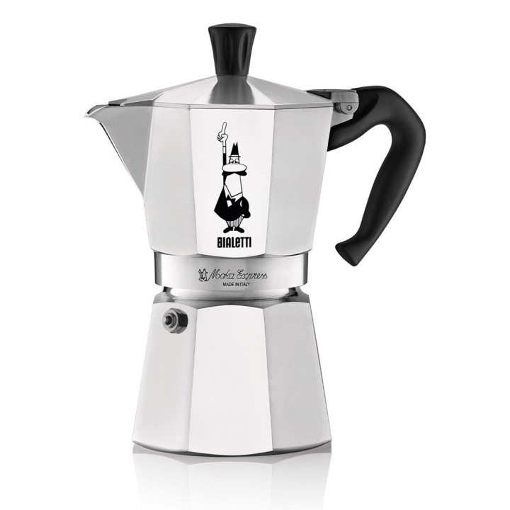 Bialetti Moka Express Macchinetta del caffè 0.3 L Alluminio nero