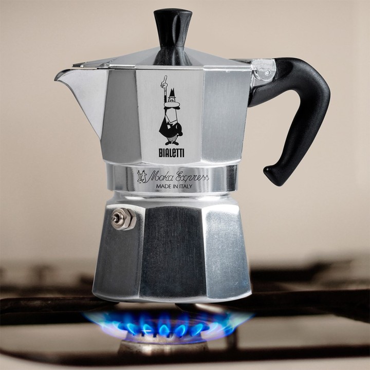 Bialetti Moka Express Macchinetta del caffè 0.55 L nero argento