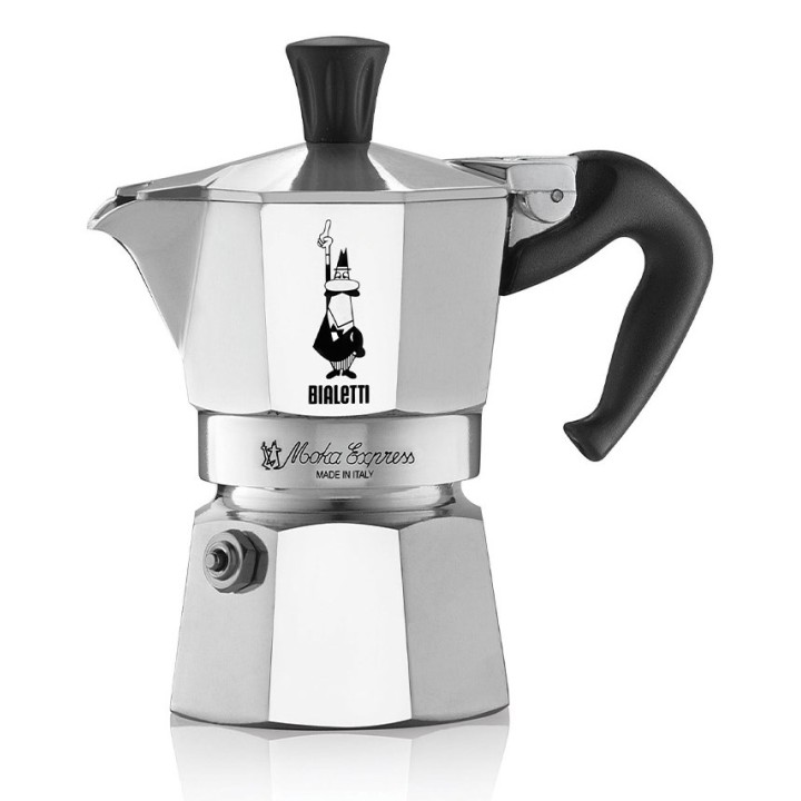 Bialetti Moka Express Macchinetta del caffè Alluminio nero