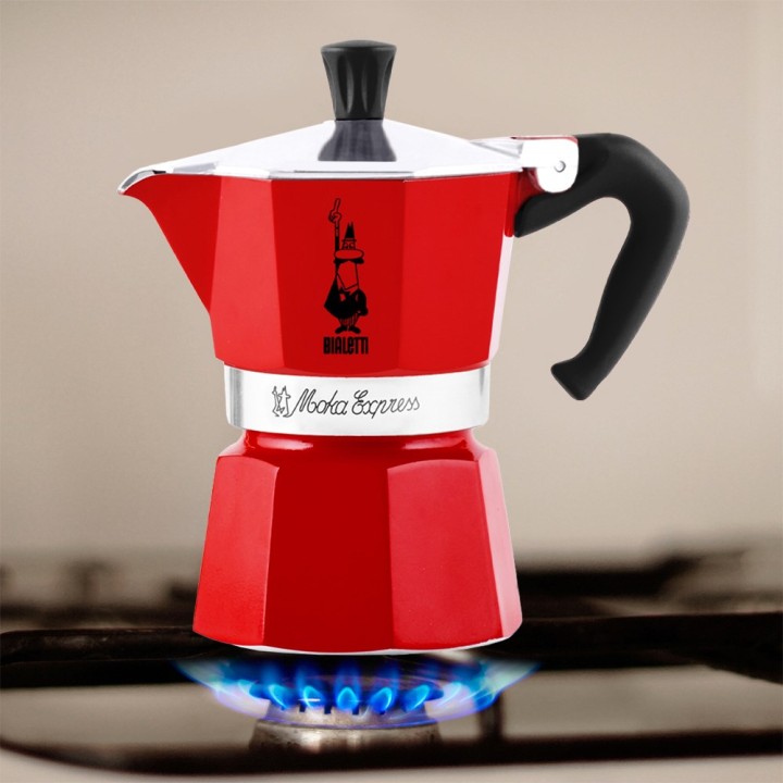 Bialetti Moka Express Caffettiera Moka rosso