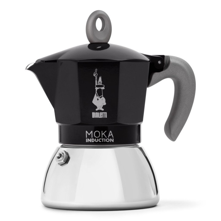 Bialetti Moka Induzione Caffettiera Moka 4TZ nero
