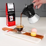 Bialetti Moka Induzione Caffettiera Moka 4TZ nero