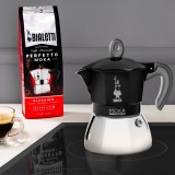 Bialetti Moka Induzione Caffettiera Moka 4TZ nero