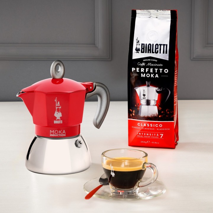 Bialetti Moka Induzione Caffettiera Moka 4tz