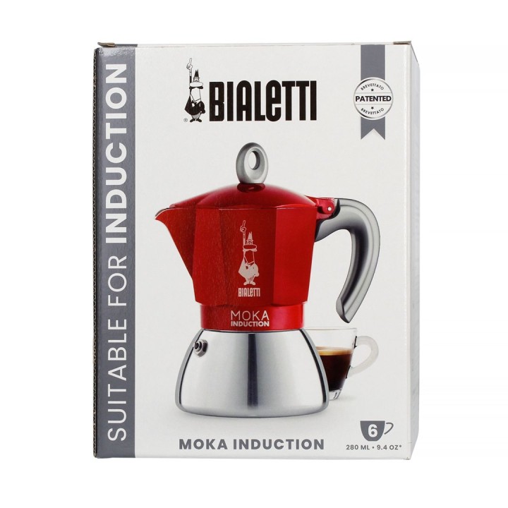 Bialetti Moka Induzione Caffettiera Moka 6tz