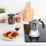 Caffettiera BIALETTI BRIKKA INDUCTION 4TZ 180 ml antracite argento