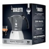 Caffettiera BIALETTI BRIKKA INDUCTION 4TZ 180 ml antracite argento