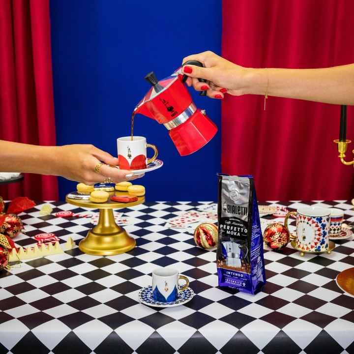 Caffettiera Moka rosso Bialetti