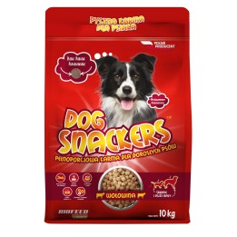 BIOFEED Dog Snackers Adult medium & large Manzo - cibo secco per cani - 10kg