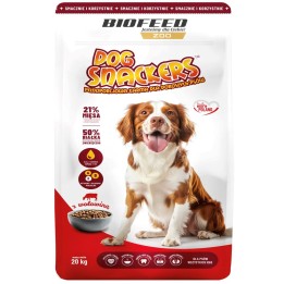 BIOFEED Dog Snackers Adult medium & large Manzo - cibo secco per cani - 20kg
