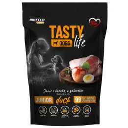 BIOFEED Tasty Dogs Life Junior Anatra - cibo umido per cani - 150g
