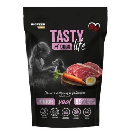 BIOFEED Tasty Dogs Life Junior Vitello - cibo umido per cani - 500g