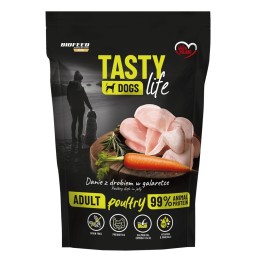 BIOFEED Tasty Dogs Life Pollame - cibo umido per cani - 500g