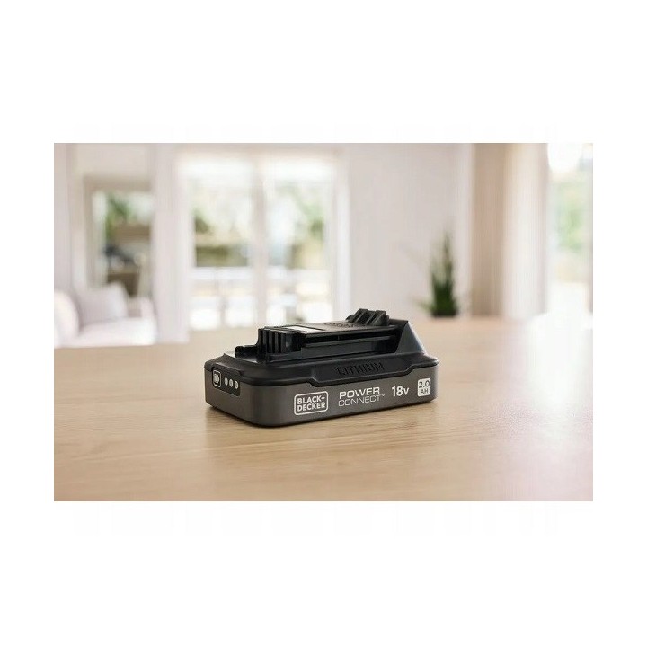 BLACK+DECKER 18V 2.0Ah Batteria BDL2018S