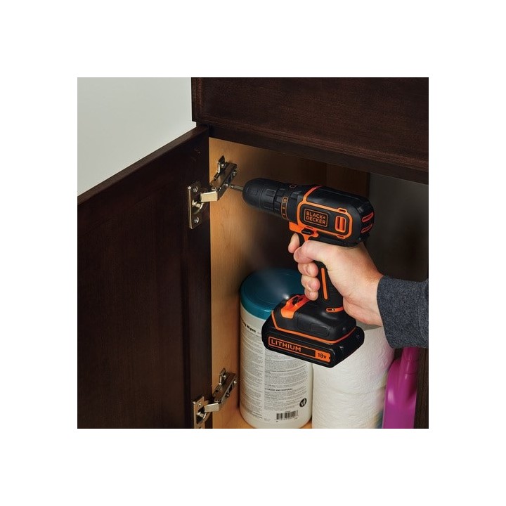 BLACK+DECKER 18V trapano/avvitatore BDCDC18BAFC-QW