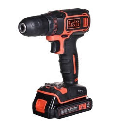 Black & Decker BDCDC18 trapano 650 RPM nero arancione