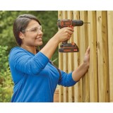 Black & Decker BDCDC18-QW trapano 650 RPM nero arancione
