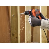 Black & Decker BEH710-QS trapano 2800 RPM nero arancione