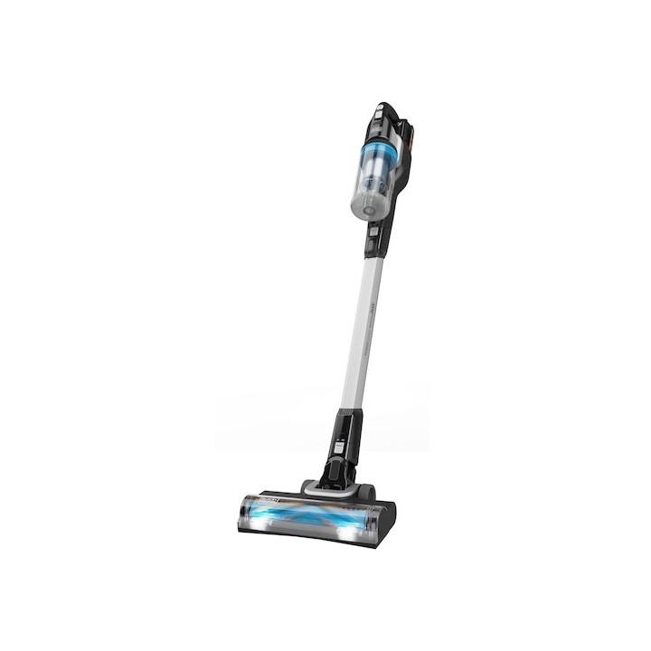 Black & Decker BHFEB520D1-QW Scopa elettrica/aspirapolvere a bastone a batteria Ciclonica Senza sacchetto Nero Argento Trasparen