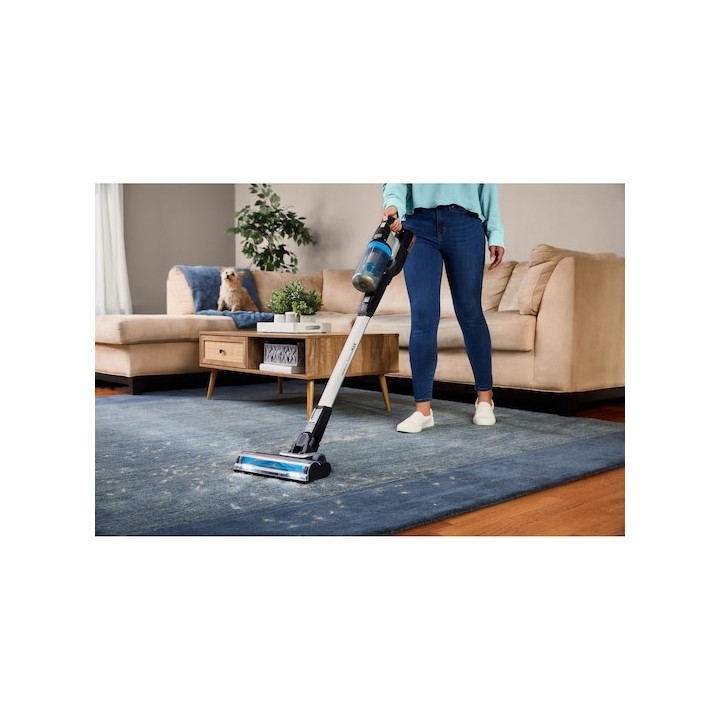 Black & Decker BHFEB520D1-QW Scopa elettrica/aspirapolvere a bastone a batteria Ciclonica Senza sacchetto Nero Argento Trasparen