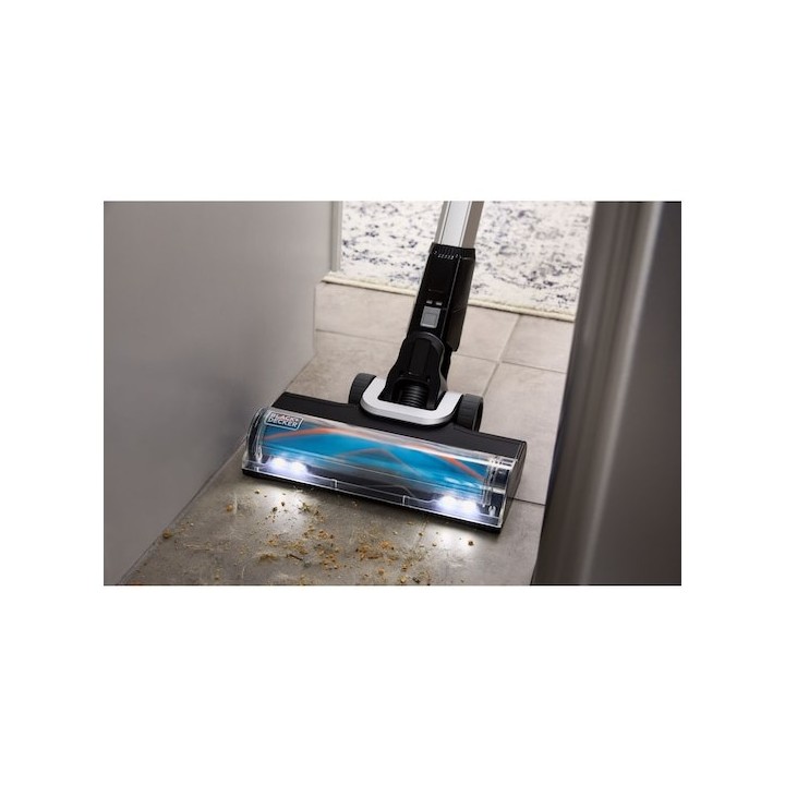 Black & Decker BHFEB520D1-QW Scopa elettrica/aspirapolvere a bastone a batteria Ciclonica Senza sacchetto Nero Argento Trasparen