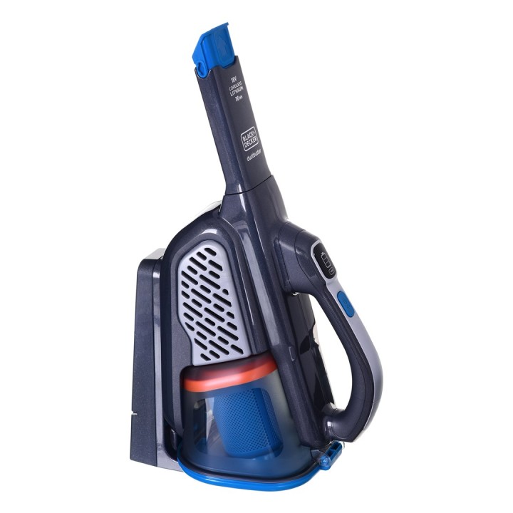 Black & Decker BHHV520BF aspirapolvere portatile nero blu argento senza sacchetto