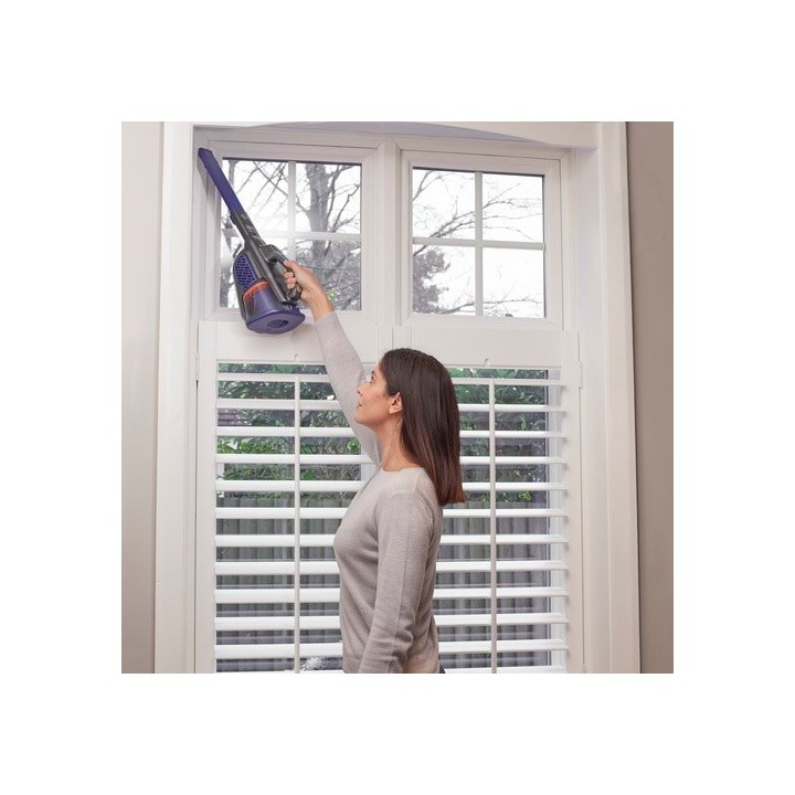 Black & Decker BHHV520BFP aspirapolvere portatile nero viola senza sacchetto