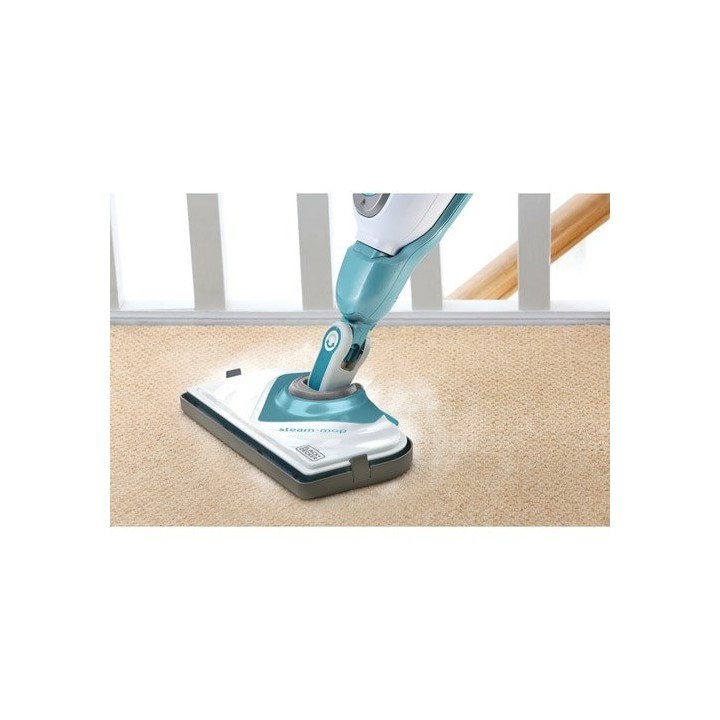 Black & Decker BHSM1610DSM Pulitore a vapore portatile 0.5 L 1600 W Colore acqua Bianco