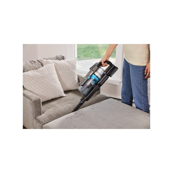 Black & Decker BSV520BRB-QW aspirapolvere a bastone Batteria Secco Senza Sacchetto 0.65 L Blu 2 Ah