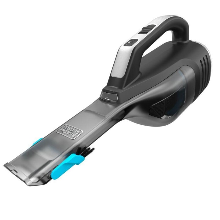 Black & Decker DVD320B aspirapolvere portatile Nero Argento Turchese Senza Sacchetto